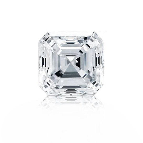 Loose Moissanite Asscher Shape White G Color 5 MM To 9 MM VVS1 Grade All Size For Jewelry All Size By SanMoissan