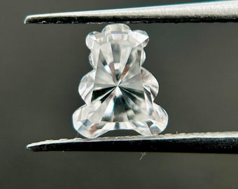 Teddy Bear 0.70 CT Lab Grown Diamond For Engagement, Fancy Cut Lab Grown Diamond, F Color VS Clarity For Jewelry Making, Anniversary Gift