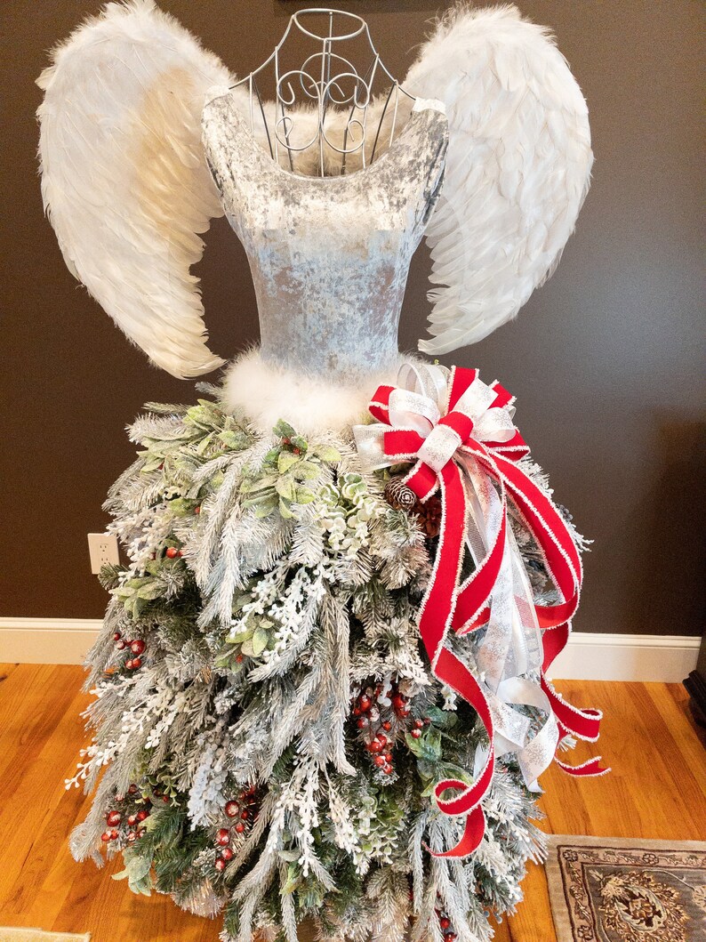 Mannequin Christmas Angel Tree Lady/dress Form Christmas Angel Etsy