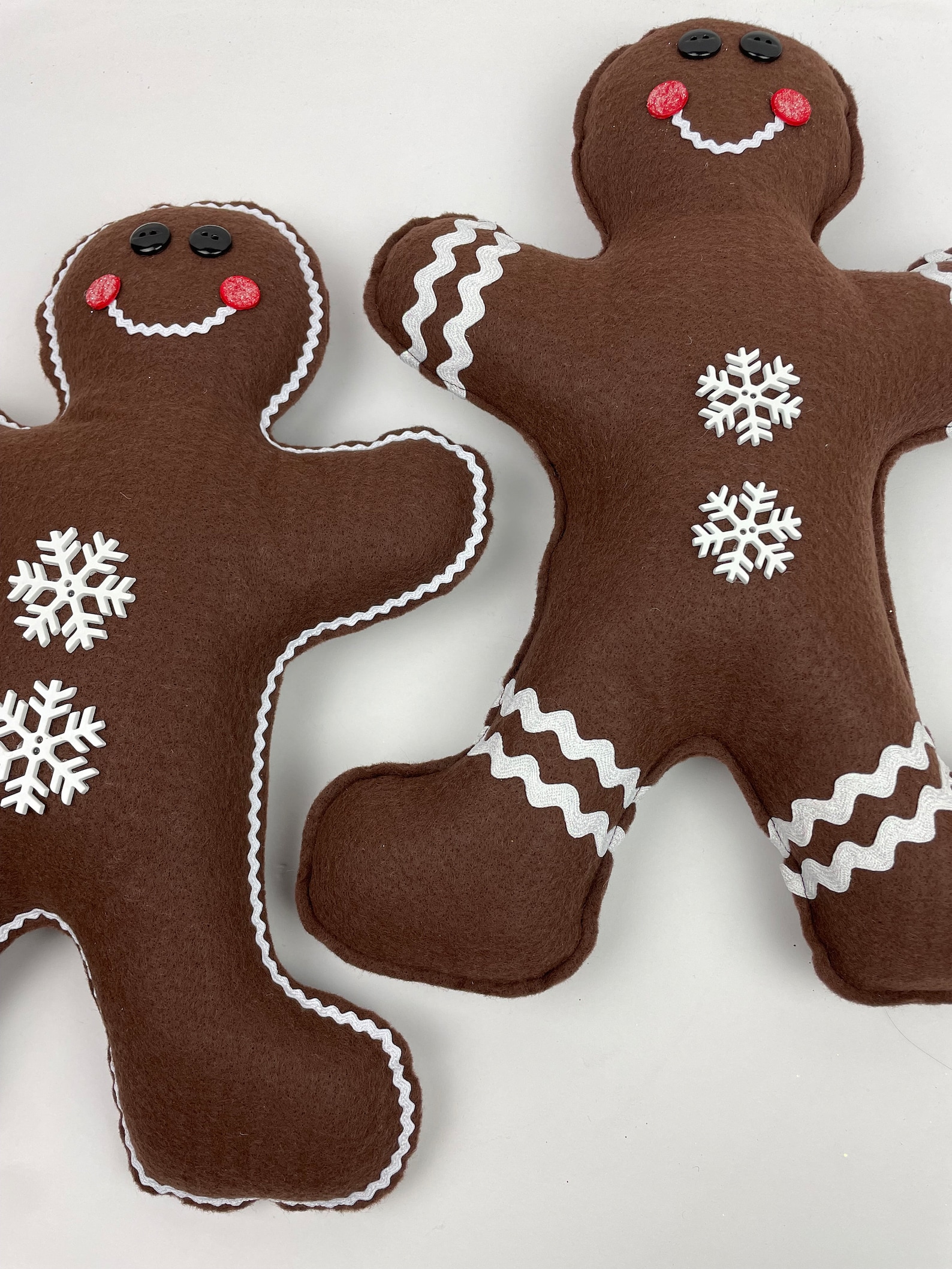 Large Gingerbread Wreath Attachment Pattern With Commercial Etsy