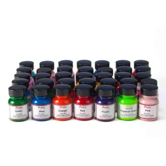 Angelus Acrylic Leather Paint 1oz For Shoes Bags Couches Etsy