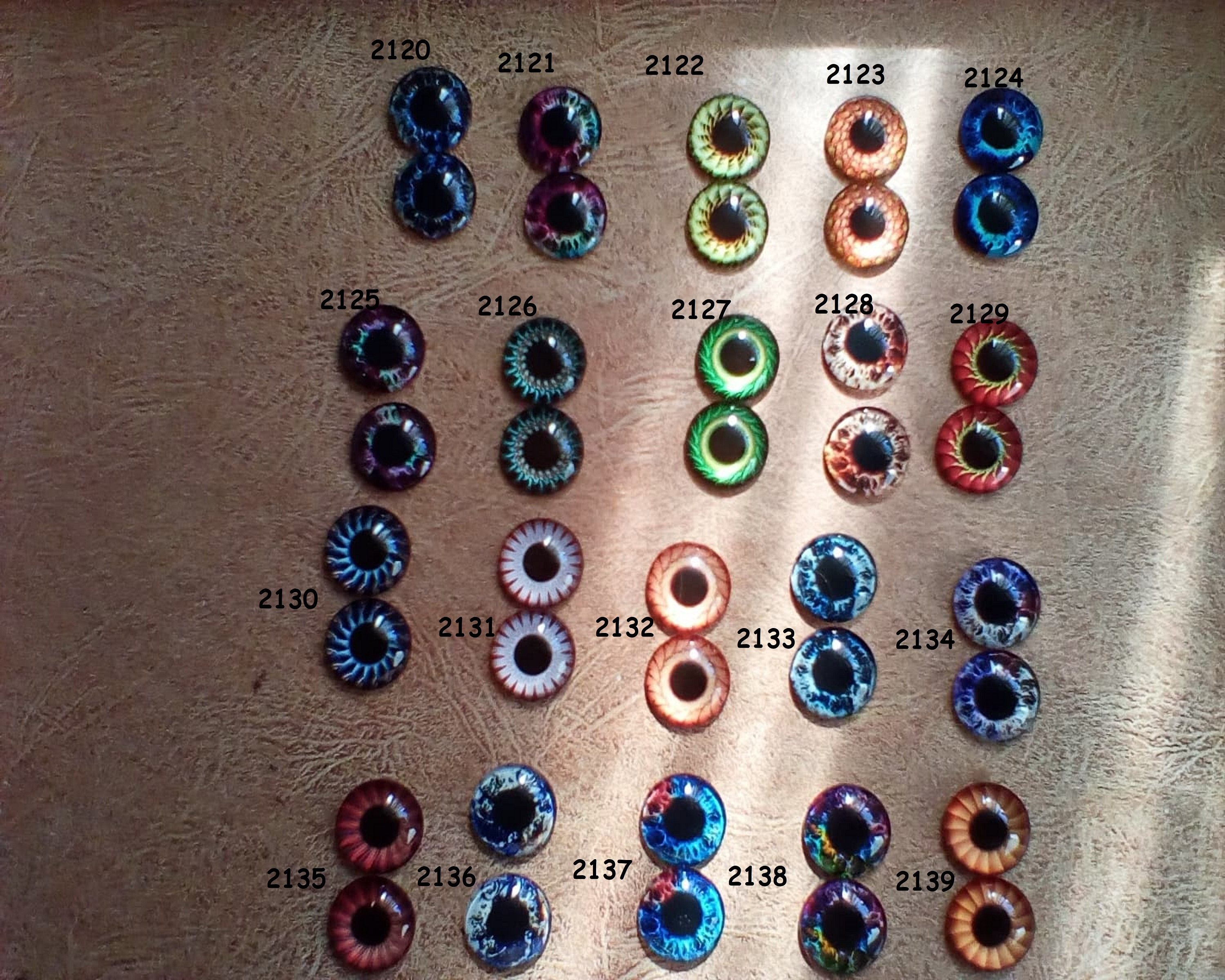 Sassy Bears 4.5mm Safety Eyes for bears, dolls, crafts (10 pairs) CHOOSE  COLOR