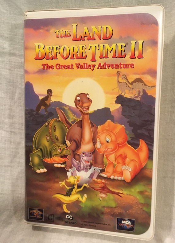 Vintage the Land Before Time II the Great Valley Adventure VHS  Etsy