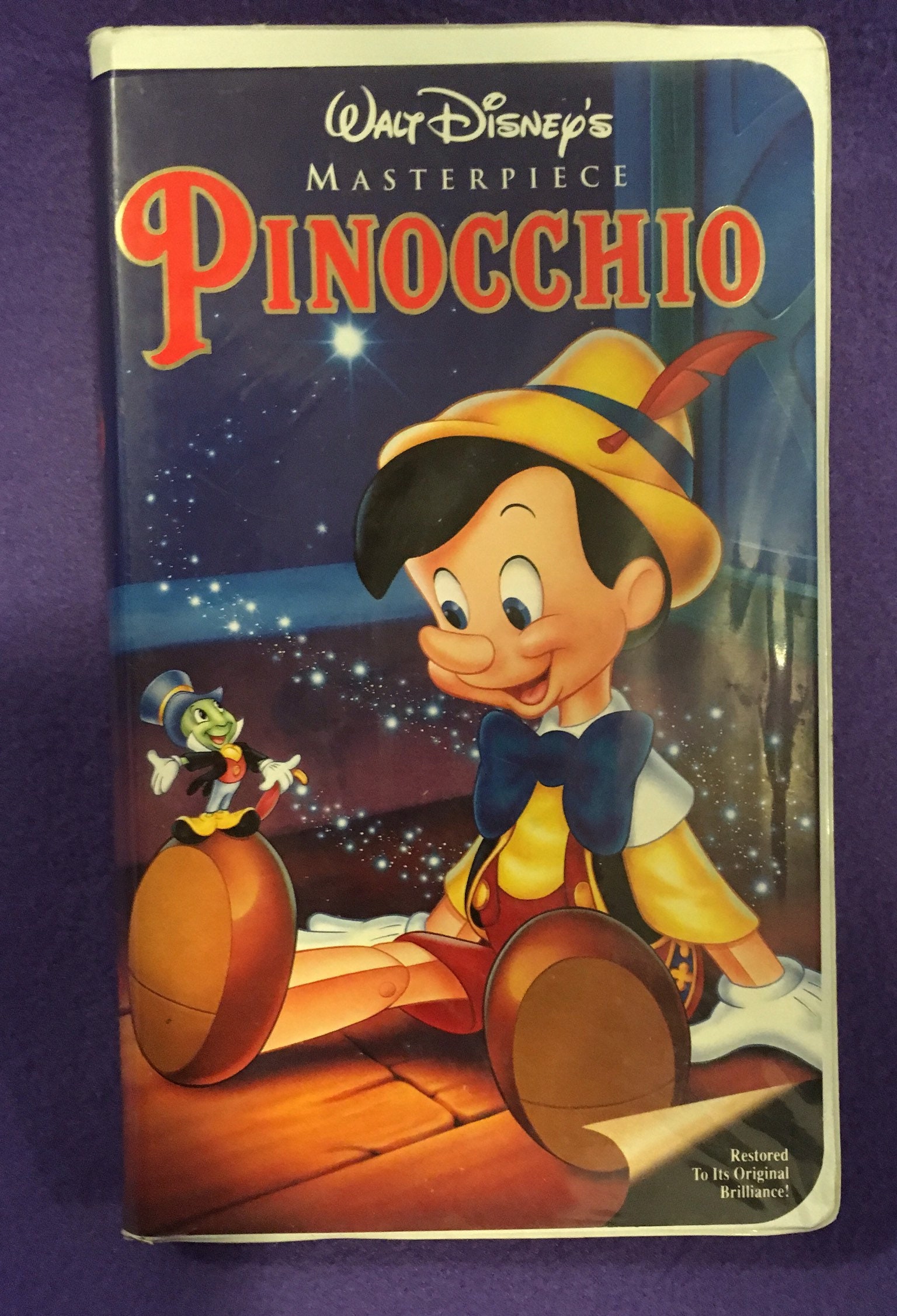 Walt Disney’s Masterpiece Collection Pinocchio VHS Vintage | Etsy