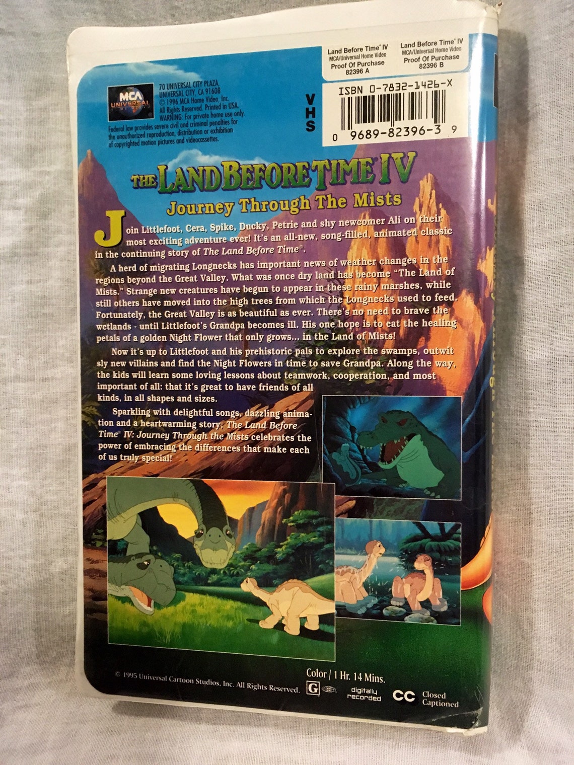 1990s Vintage Original the Land Before Time IV Journey Through the ...