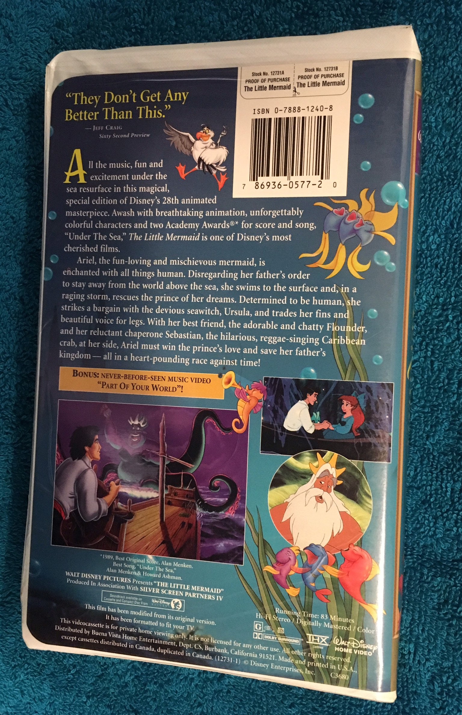 Opening To The Little Mermaid 1990 Vhs - q1ftmgq