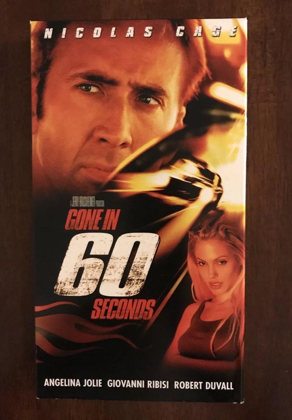 Gone in 60 Seconds VHS With Cardboard Cover, 2001 Touchstone