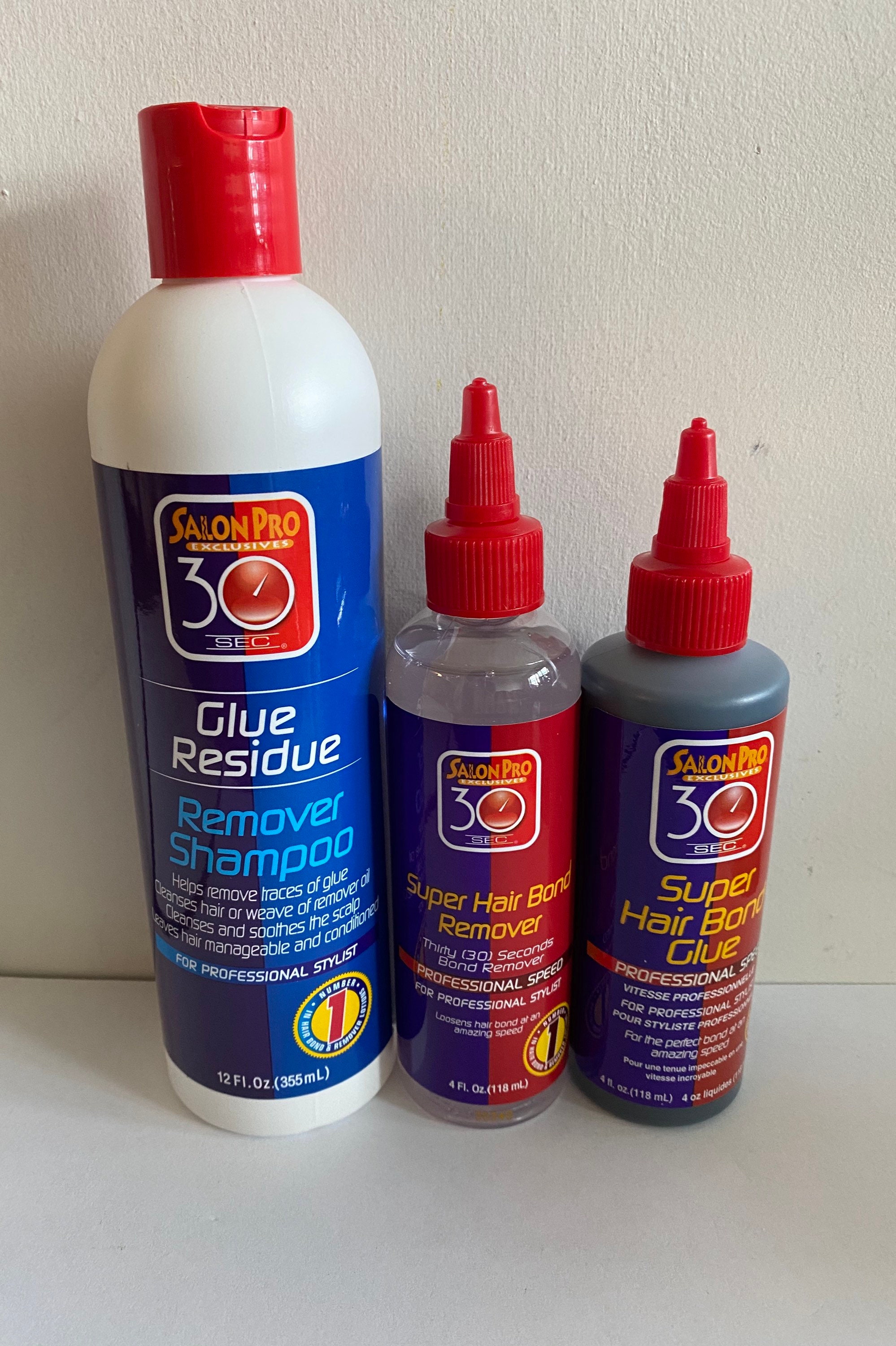 Salon Pro30 Sec Hair Bond Glue 4oz Remover 4oz Remover Etsy