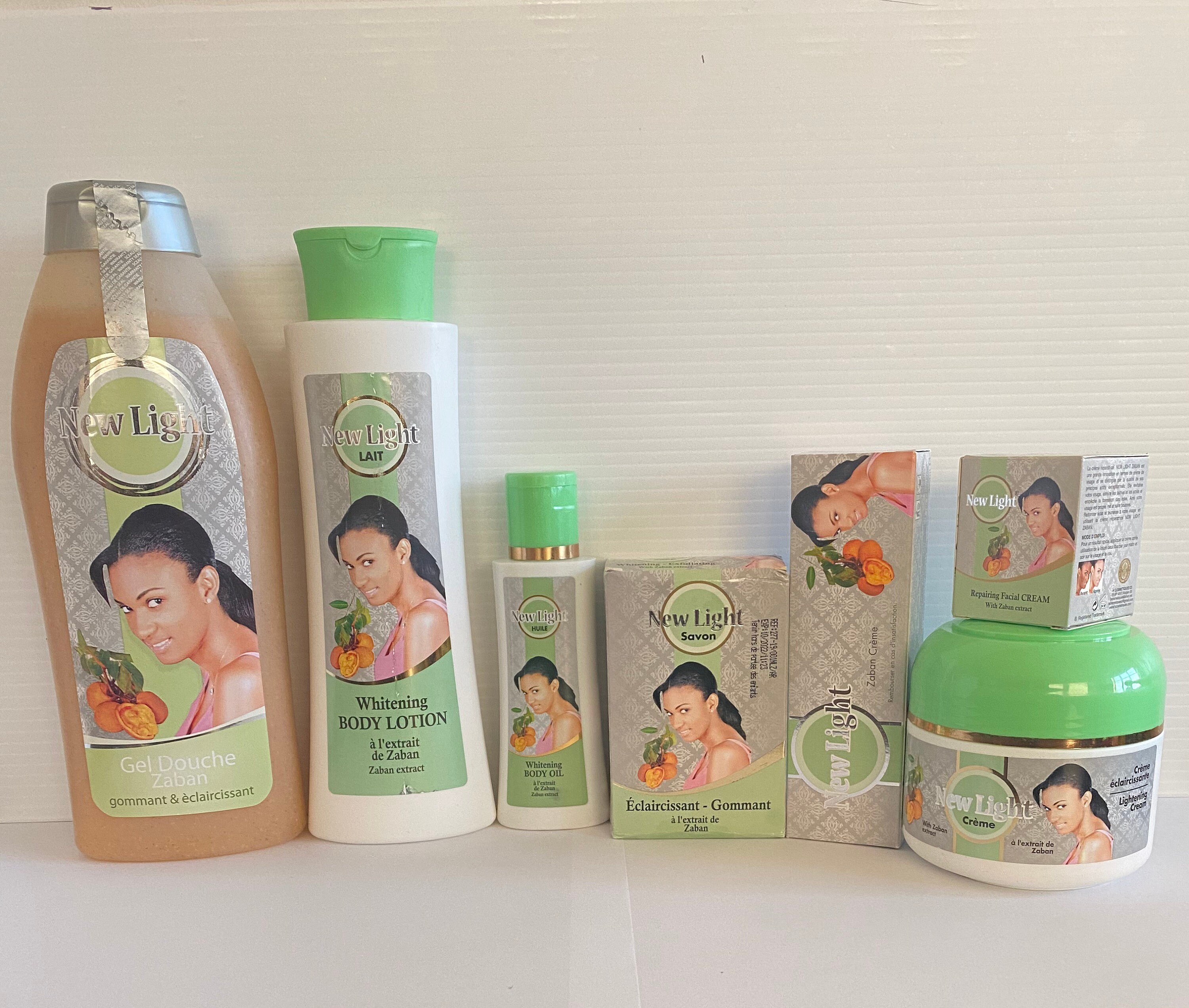 Nouveau Light Zaban 7pcs Lotion gel douche Huile Savon Etsy