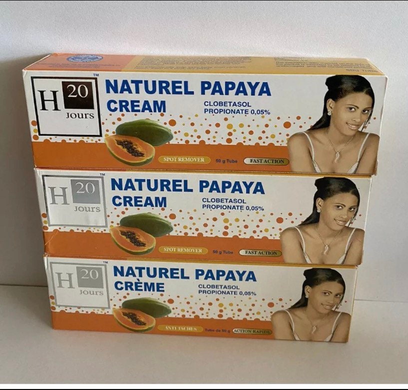 H20 Papaya tube cream 1.76oz 3pcs Etsy