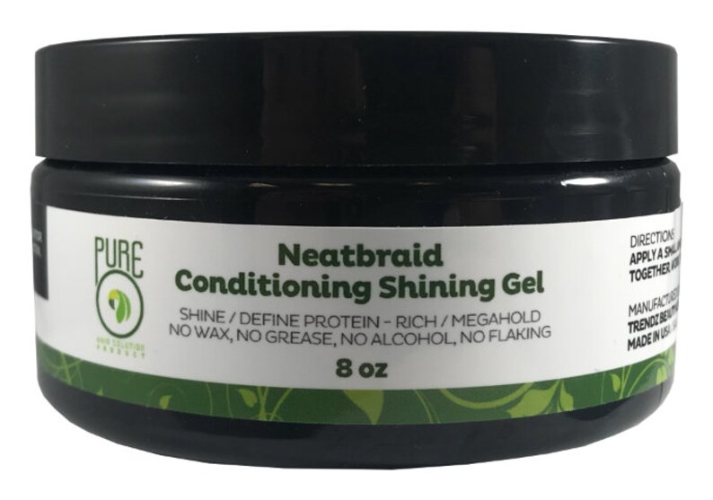 Pure O Neatbraid Conditioning Shining Gel 8 oz Etsy