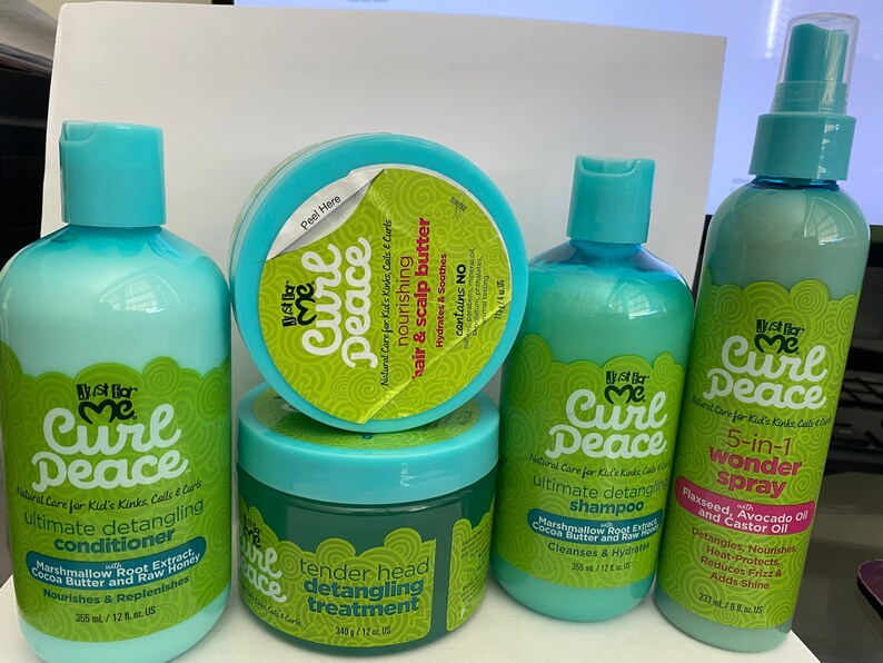 Just for me curl peace 5pcs set | Etsy
