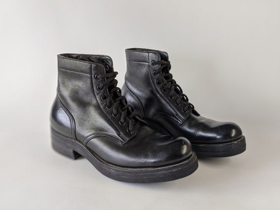 Vintage Military Marching Boots