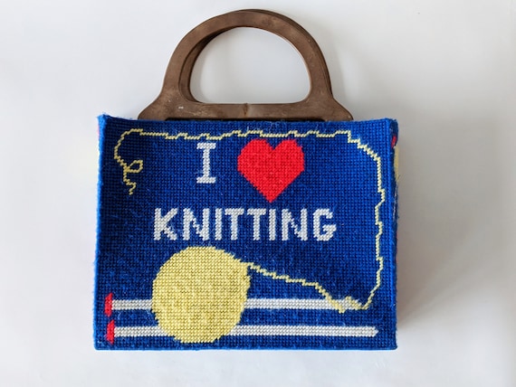 Vintage Knitting Bag