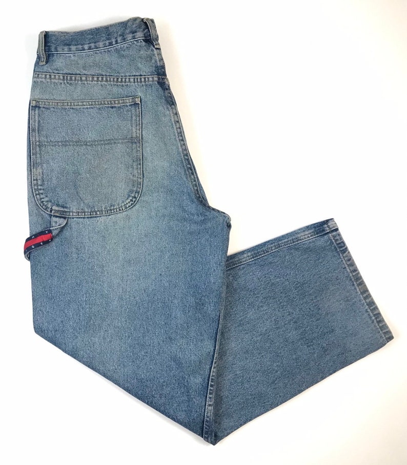 tommy hilfiger white jeans mens