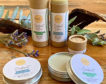Organic Natural Deodorant: Zero Waste Compostable Packaging