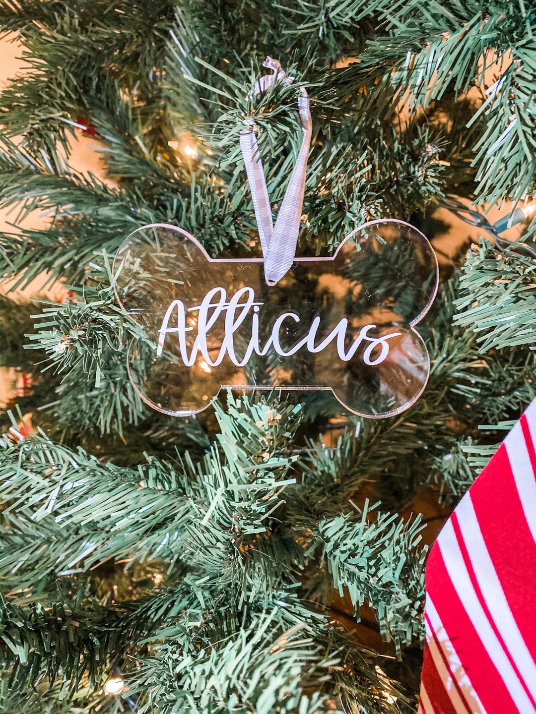 Personalized Dog Ornament I Custom Pet Ornament I Acrylic Ornament I ...