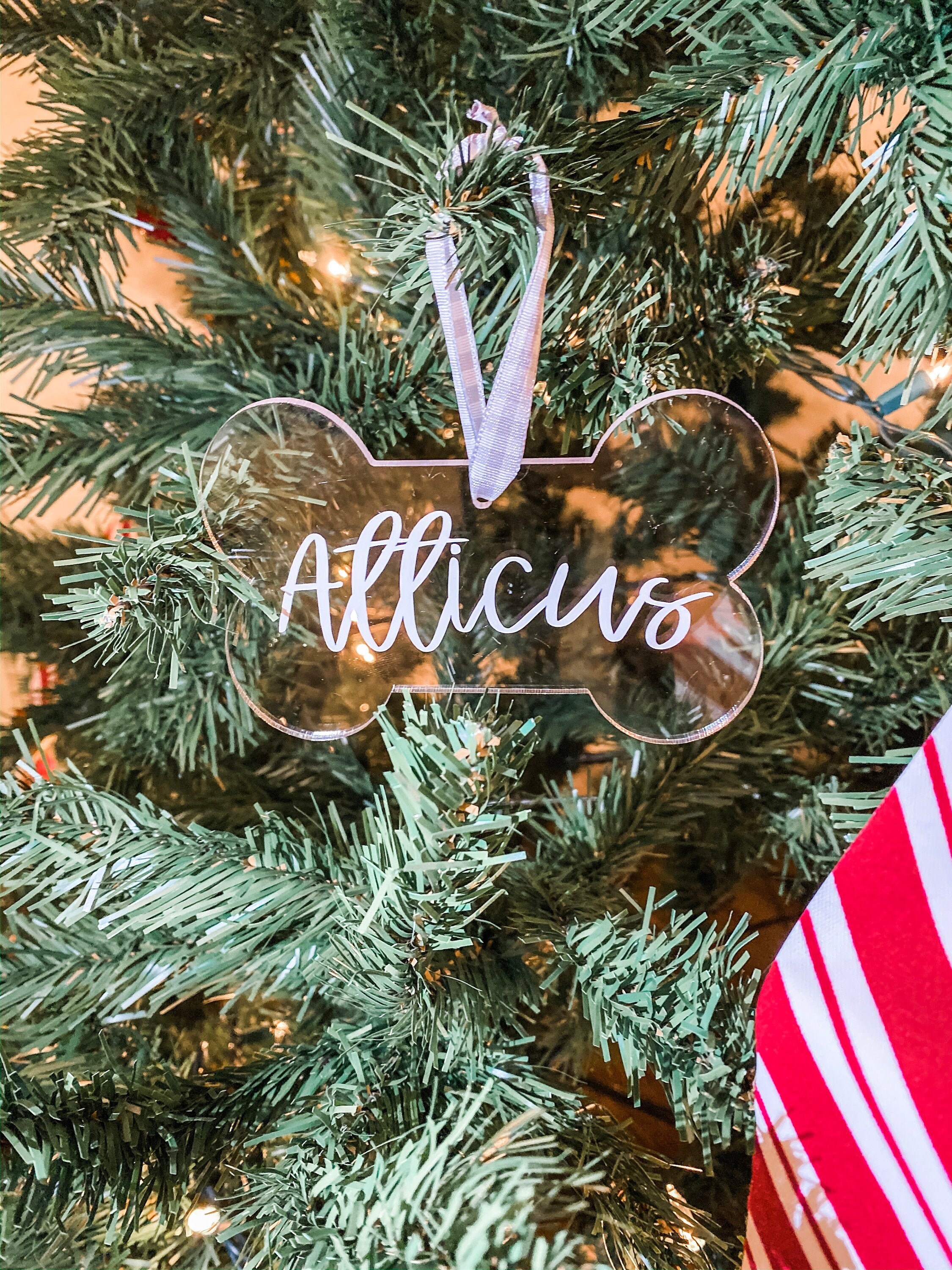 Personalized Dog Ornament I Custom Pet Ornament I Acrylic Ornament I ...