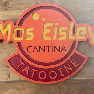 Download digital da placa Made Mos Eisley Cantina Bar de Star Wars