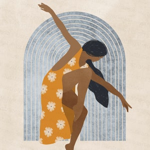 Sunshine Donna Illustrazione