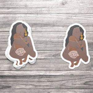 Black Lives Matter | Fight For My Future | People of Color Die Cut Sticker | 50% DONATED BLM & POC | Illustration + Calligraphy