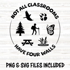Not All Classrooms Have Four Walls - Outdoor Education SVG - DIGITAL DOWNLOAD