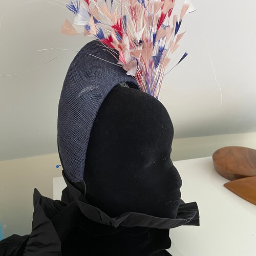 Handmade halo shops fascinator with feathers