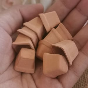 10 Miniature Dollhouse Pot, Dollhouse Fairy Garden, Terracotta Pot, Mini Pot, Miniature Plant Pot, Pot For Flower Miniature