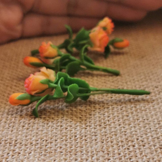 Casa Delle Bambole Accessori Da Giardino Botanico Fiori Di Argilla - Foto 4