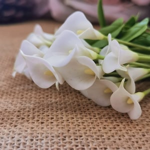 Handmade Mini Clay Calla Lily Flower Bouquet