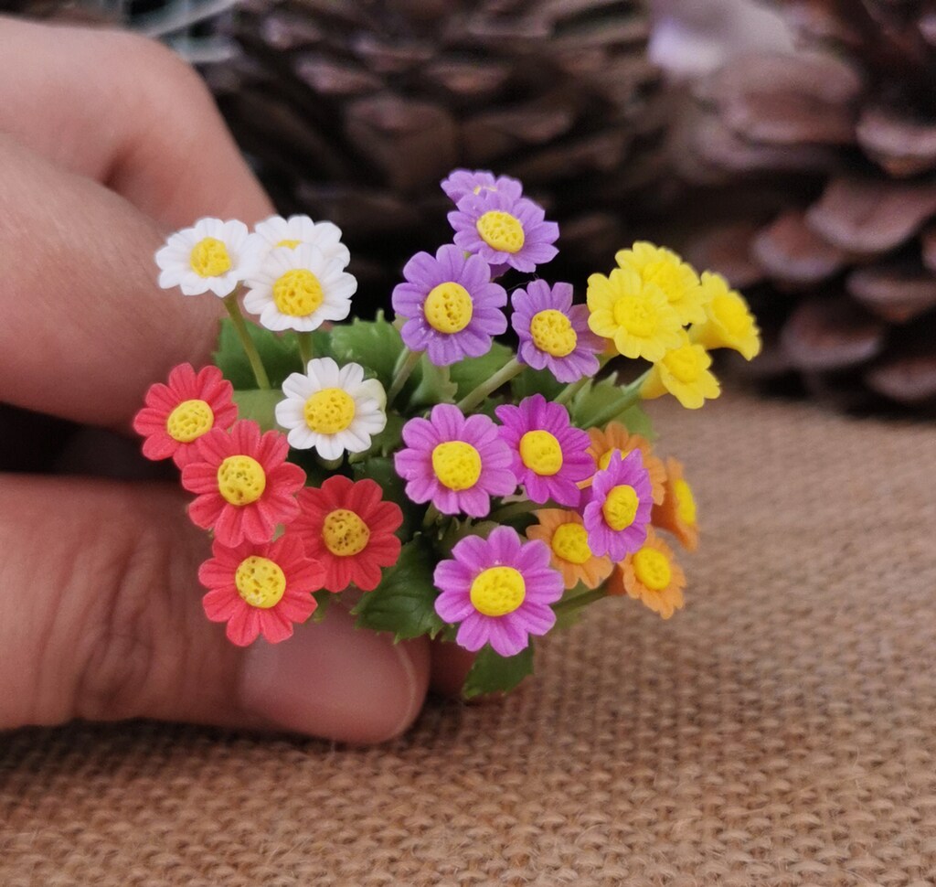 Melody Jane 2 Girasoli Grandi In Miniatura Scala 1:12 - Fiori Con Stelo Per Casa Delle Bambole E Diorami
