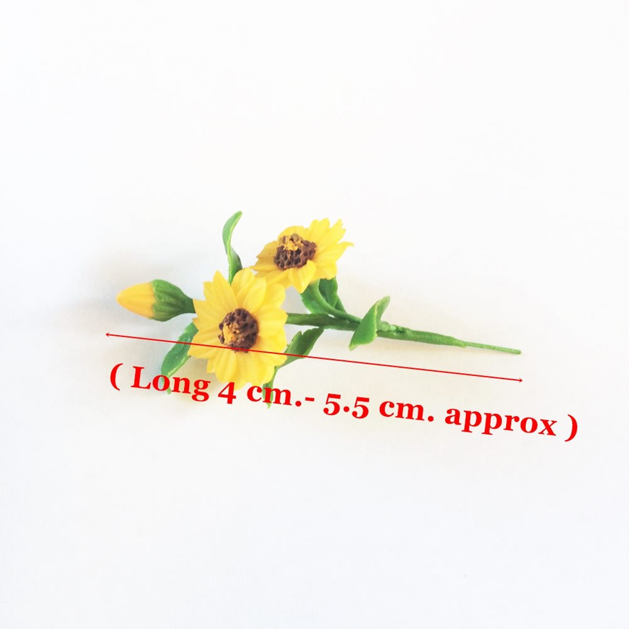 Sunflowers Handmade Miniature Clay Flowers - thaiminiaturestore