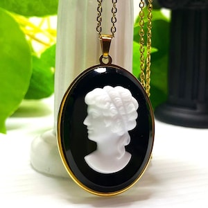 Bridgerton Style Jewelry, Bridgerton, Regency Jewelry, Victorian Jewelry, Cameo Pendant, Cameo, Victorian style, The Gilded Age, Vintage