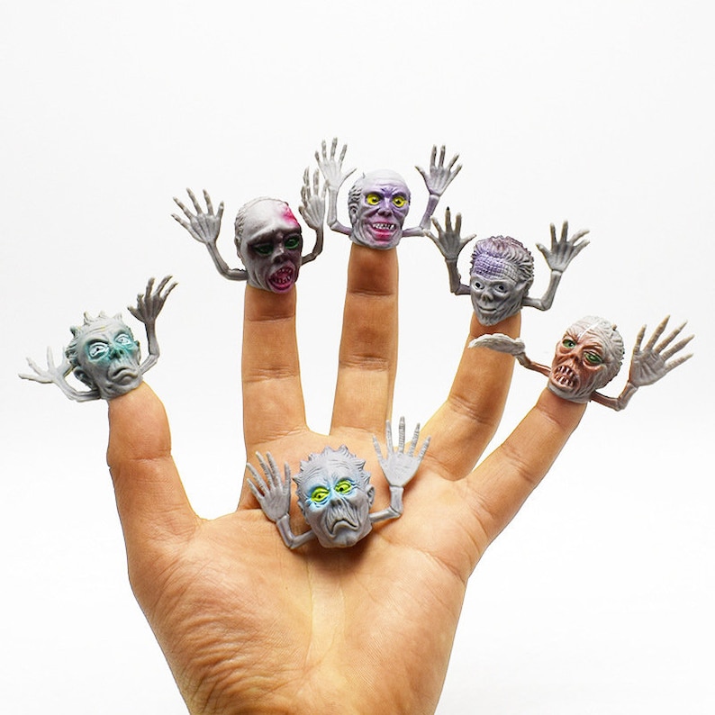 10pcs Animal Cartoon Fingertip Handkasperletheater Puppets Finger Baby Toys