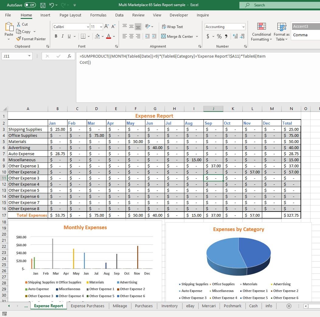 EBay Mercari Google Sheets Poshmark Facebook Credit Card