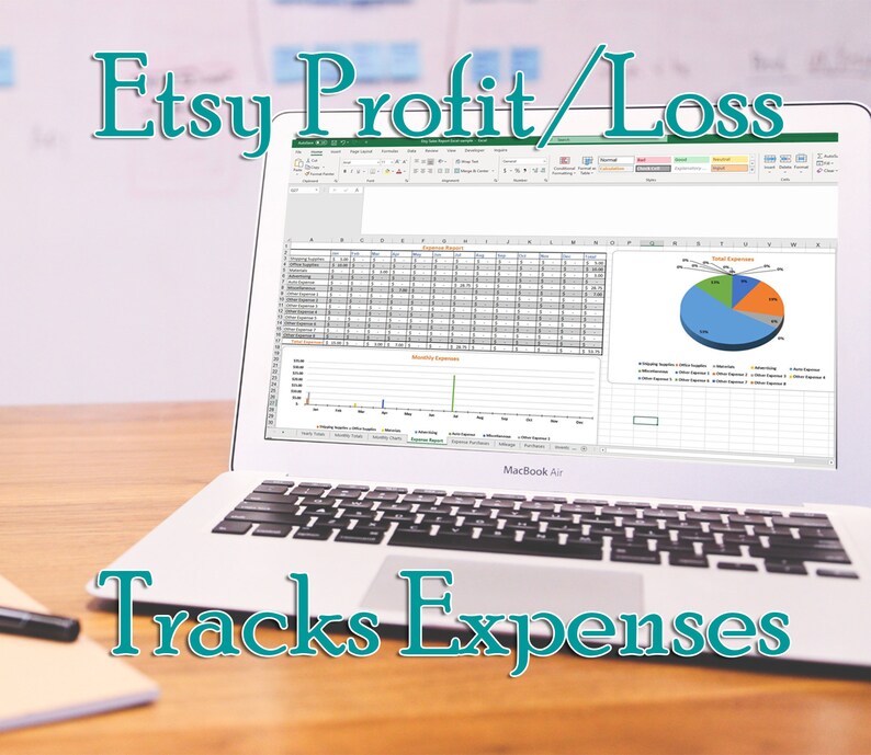 Etsy Sales Excel Spreadsheet Google Sheets Report Expense and Etsy