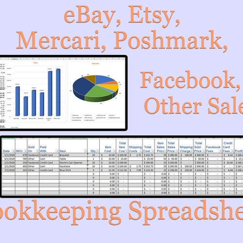 Inventory Tracker Spreadsheet Google Sheets Inventory Etsy