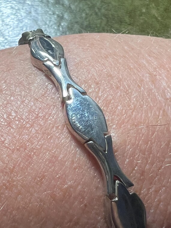stunning solid silver bracelet - image 4