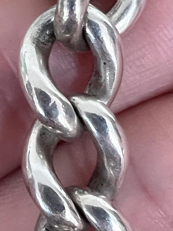stunning Victorian solid silver charm bracelet wi… - image 3