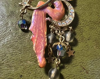 vintage Kirk’s folly fairy brooch