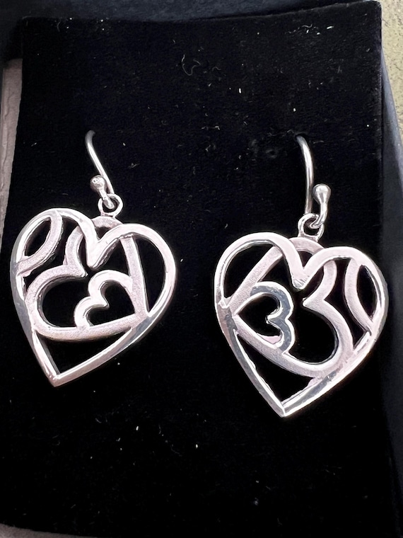 stunning solid silver earrings - image 3