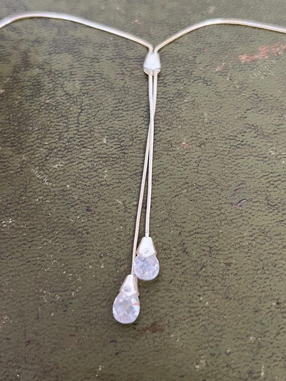 solid silver and glass pendant - image 2