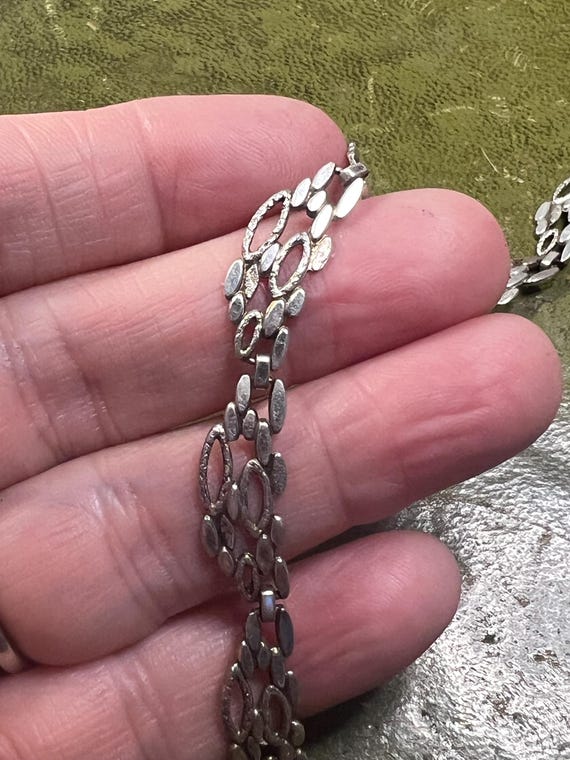 Superb solid silver stunning heavy necklace - image 4