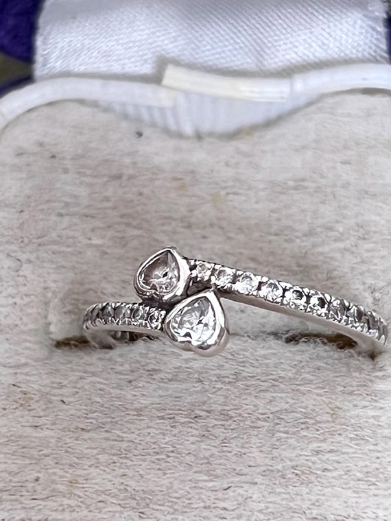 size M solid silver Pandora ring - image 1