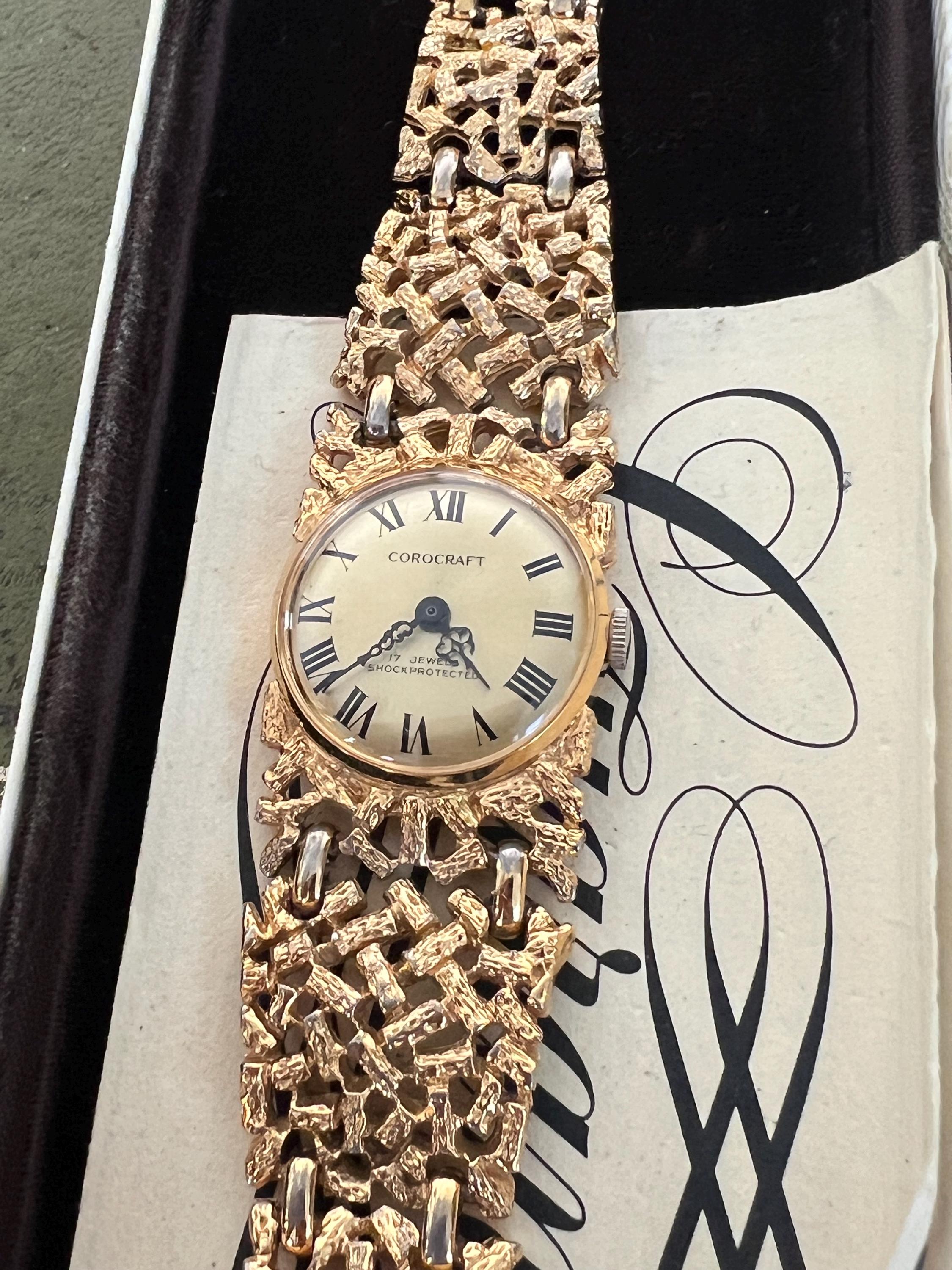 Stunning Boxed Gold Metal Corocraft Watch Works - Etsy