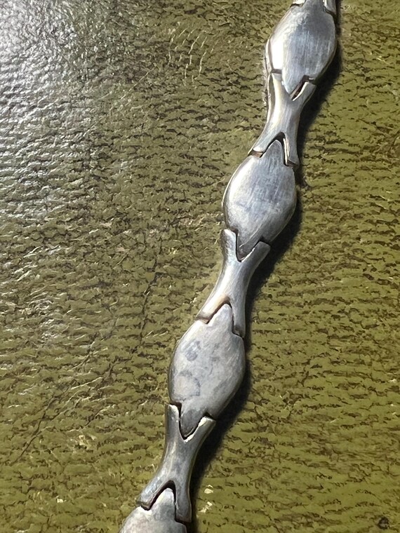 stunning solid silver bracelet - image 2