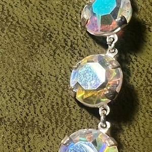 stunning art deco crystal pools of light beads