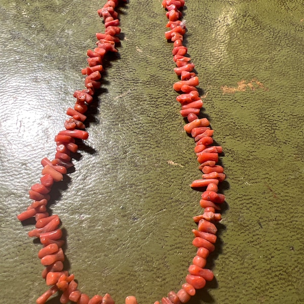 Pretty Victorian coral beads