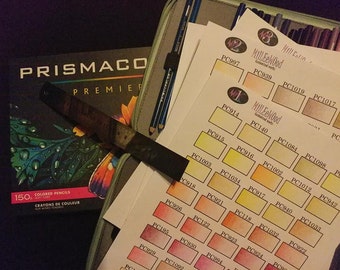 Prismacolor MÁS NUEVO lápiz de color premier **jpeg** Plantilla, Plantilla para colorear imprimible, Gráfico de referencia, Descarga instantánea