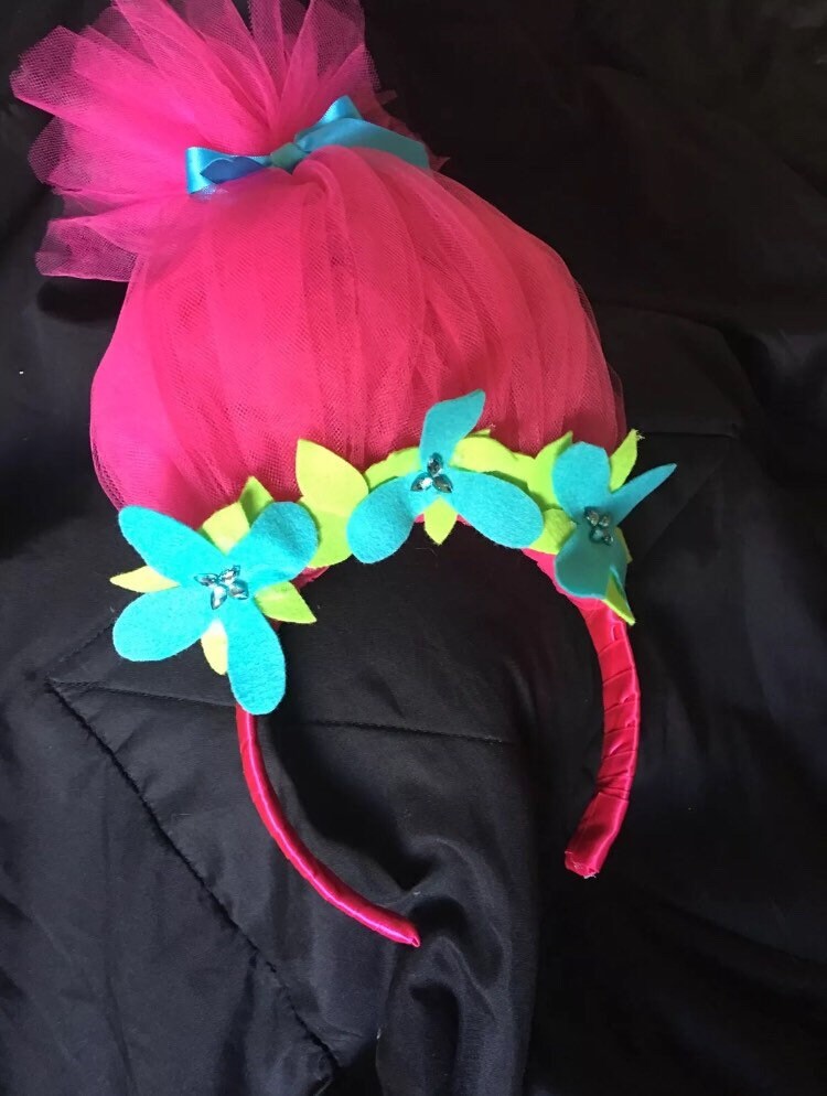 Poppy Troll headband | Etsy